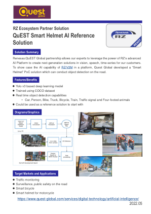 QuEST 智能头盔 AI 参考解决方案